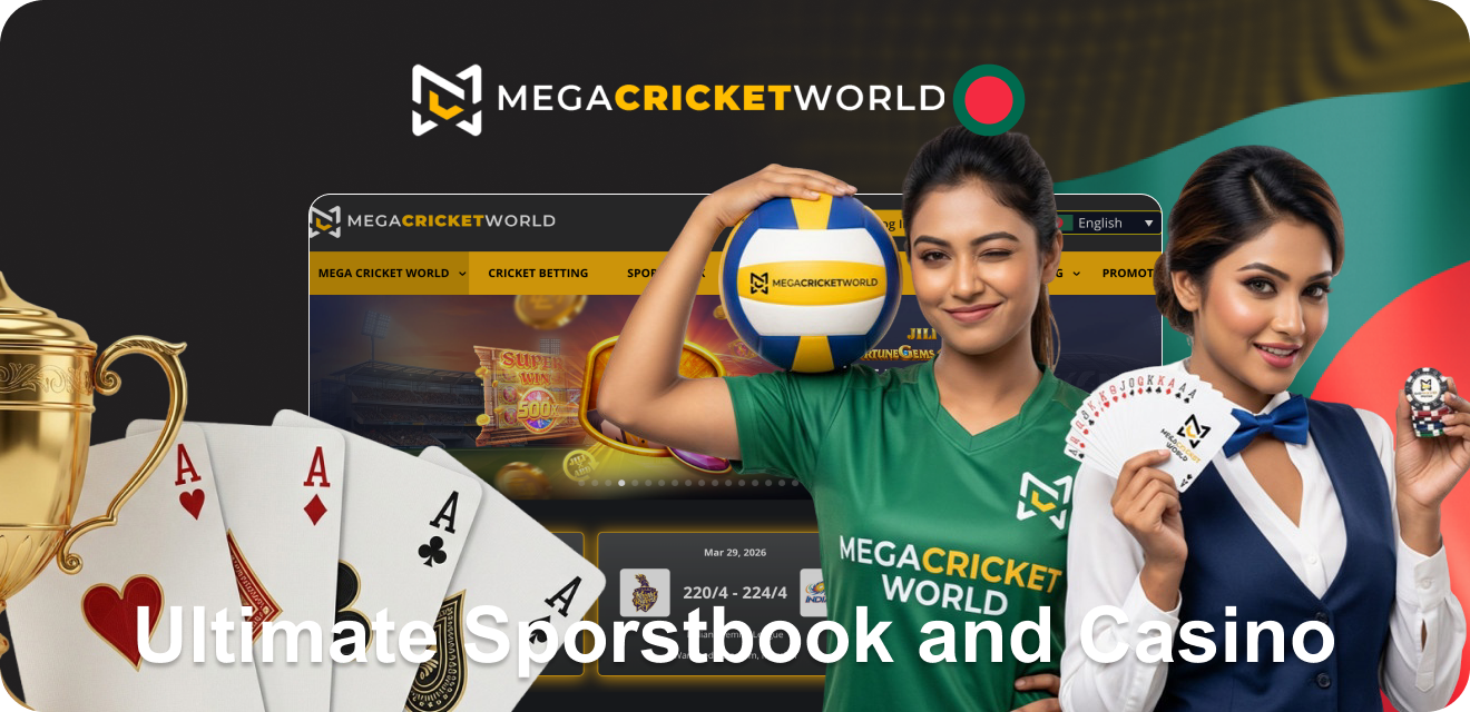 Mega Cricket World - Ultimate Sports Bets and Casino Games for Bengali Gamblers